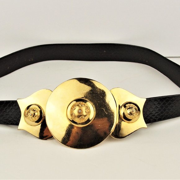 Alexis Kirk Gold Statement Adjustable Belt main image 3